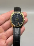 Vtg Ernest Borel Cocktail Mens Automatic Wrist Watch Gold Tone 38MM Date Runs. Fixed Price $499.00.