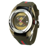 Gucci Sync YA137106 Green Quartz Stainless Rubber Unisex Watch New Box. Fixed Price $370.90.