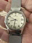 Vintage Perona Swiss Watch 17 Jewels Incabloc Date Manual Wind Avalon Case Runs. Fixed Price $99.00.