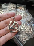 45 Rpm Record Adapter Pendant 925 Sterling Silver (chain Included). Fixed Price $55.00.