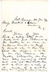 1887 Legal Correspondence From Mt. Vernon, Illinois. Fixed Price $29.86.