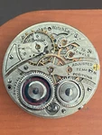 Vintage 12 Size Illinois Burlington Pocket Watch Movement, Gr. 274, Running Good. Fixed Price $95.00.