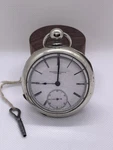 Antique 1880S Rockford Watch Co Key Wind Pocket Runs With Silveroid. Fixed Price $189.99.