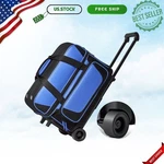 Double Roller 2 Ball Bowling Bag With Shoe Compartment Oversized Pocket Handle. Fixed Price $59.84.