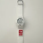 G-shock Supreme The North Face White Digital Quartz Sport Watch Nylon Strap. Fixed Price $295.00.