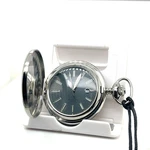 Nib Silver Tone Charles Hubert Pocket Watch With Chain, TW1006. Fixed Price $300.00.