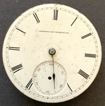 Antique 1875 Waltham Wm Ellery 1874 Pocket Watch Movement Parts/repair 10S 7J. Fixed Price $29.95.