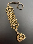 Antique Victorian Fancy Watch Multi-link Pocket Fob Stamp Wax Seal Engraved. Fixed Price $64.96.