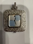 Rare Vintage Seiko Pendant Watch. Manual Wind Silver Hammered Metal: 21-100S. Fixed Price $150.00.