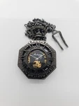 Shuhang Octagon With Stars And Roman Numerals Pocket Watch - Automatic. Fixed Price $20.42.