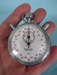 Stopwatch Hanhart Lever 7 Jewels Vintage Made Germany Pocket. Fixed Price $68.95.