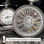 Zodiac Pocket Watch - Astrological Signs Celestial Gift Cosmic Horoscope Mystic. Fixed Price $19.95.