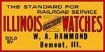Illinois Springfield Pocket Watches New Advertising Sign 24X48" Usa Steel. Fixed Price $299.88.