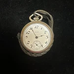 Vintage Elgin Pocket Watch 7J 288 Silver Tone Illinois Case Parts Or Repair Only. Fixed Price $75.00.