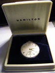 Hamilton 917 Pocket Watch Jewels -10KRG Case W/ Box WORKING--#2. Fixed Price $225.00.