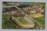 Postcard Harvard Stadium Business School And Charles River Cambridge Mass *A3866. Fixed Price $6.00.