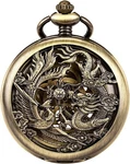 Sibosun Mechanical Pocket Watches Mens Lucky Phoenix And Dragon Skeleton Pock.... Fixed Price $41.91.