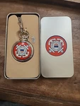 Avon Vintage United States Coast Guard Pocket Watch Nib W/ Tin Box Usa. Fixed Price $24.95.