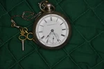 Antique Hampden Silver Pocket Watch Fahys Coin Case Running C1920. Fixed Price $299.00.