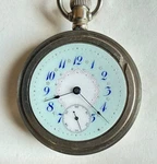 Waltham 18S 15J Of Ps Mod 1883 Crescent St Fancy Dial Display Cs 1891 Runs. Fixed Price $550.00.