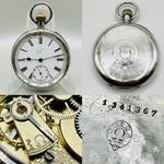 Antique Omega 935 Silver Pocket Watch (1894-1899) Good Working Condition. Fixed Price $450.04.