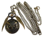 New! Legendary Potter Owl Style Flying Ball Necklace Pocket Watch Silver Wings!. Fixed Price $14.99.