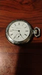 1892 Illinois Pocket Watch - Grade 142 1/2, 6S, 12J Ticking. Fixed Price $125.00.