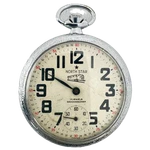 Antique North Star Mechanical Pocket Watch Parrenin X40 Sterling Silver France. Fixed Price $175.15.