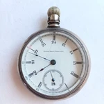 Elgin Nat'l Watch Pocket Coin Silver Railroad Heavy *parts, Repair*. Fixed Price $177.18.