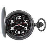 Gotham Men's Gunmetal Hunter Style Quartz Pocket Watch # GWC15044BBK. Fixed Price $64.95.