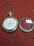 Hampden 18S 17J Model 2 New Railway Pocket Watch Fancy Dial Working Beauty. Fixed Price $299.99.