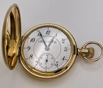 Illinois Sangamo 23 Jewel Pocket Watch 16S Hunter Case Gold Filled Running High. Fixed Price $1100.00.