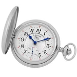 Gotham Men's Classic Silver-tone Double Hunter 17 Jewel Mechanical Pocket Watch. Fixed Price $239.95.