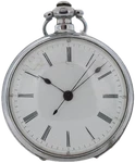 Antique 1850S Eeway Fleurier Batwing Balance Cylinder Escapement Pocket Watch. Fixed Price $904.00.