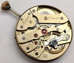 Vintage Emes High Grade 16 Jewel Pocket Watch Movement Running 45MM. Fixed Price $90.00.