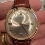 Vintage Belforte Electronic Mens Watch Gold Plated Not Running. Fixed Price $85.00.