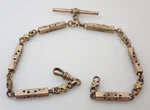 Heavy Antique Ls & Co Signed Gold Filled Fancy Link 13.25" Pocket Watch Chain. Fixed Price $325.00.