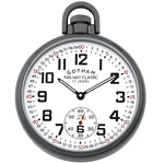 Gotham Men's Gun-plated Stainless Steel 17 Jewel Mechanical Pocket Watch. Fixed Price $159.95.