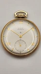 1947 Elgin Deluxe Grade 542 10S 17 Jewels 10K Gold Filled Art Deco Pocket Watch. Fixed Price $275.00.