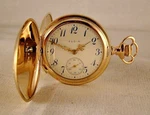 117 Years Elgin 14K Gold Filled Hunter Case Great Looking Pocket Watch. Fixed Price $285.00.