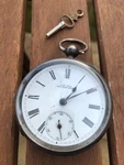 Antique Solid Silver Waltham Mass Pocket Watch 1900. Fixed Price $107.46.