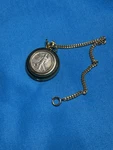 Colibri Gold Tone Silver 1943 Walking Liberty $1.&1/2 Dollar Pocket Watch. Fixed Price $160.00.