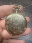 1920 Elgin Illinois Grade 344 Model 12S 17J Gold Filled Hunting Pocket Watch. Fixed Price $270.00.