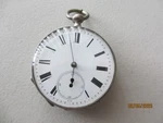 Antique 1800'S Unidentified 2 Key Wind Silver Pocket Watch. Fixed Price $45.00.