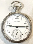 WW2 Ulysse Nardin Corps Of Engineers Silver Military Pocket Watch Runs Keep Time. Fixed Price $995.00.