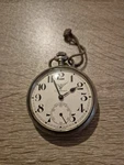 Antique Silver Plated Cortebert Railway Mechanical Pocket Watch Working. Fixed Price $188.36.