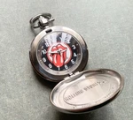 Ics Vintage Pocket Watch Rolling Stones 1999 Tongue Stop Japan Movt Rare. Fixed Price $130.00.
