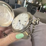 American Waltham Silver Full Hunter Pocket Watch Roman Numerals Mechanical. Fixed Price $999.00.