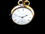 Vintage Elgin 1901 16S-17 Jewel Lever Set Railroad Grade Model. Fixed Price $290.00.