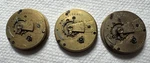 Three 1881-1883 Waltham 18S 11J Kw Pocket Watch Movement & Dial Lot. Fixed Price $75.00.